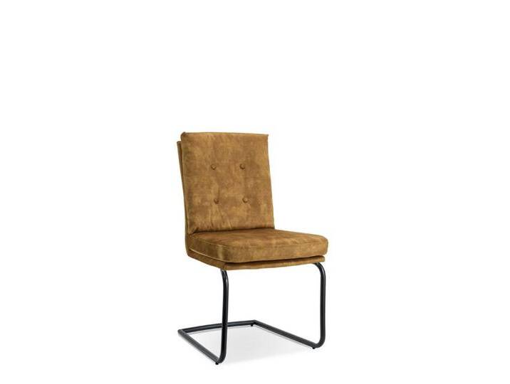Wohnglücklich Stuhl SIT DOWN Esszimmerstuhl 2er-Set – Stoff & Metallgestell, Stuhlgestell Turn von SIT-Möbel