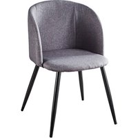 SIT Armstuhl, BxH: 63 x 84 cm, Metall/Textil - grau von SIT