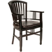 SIT Armstuhl »SAMBA«, BxHxT: 55 x 95 x 55 cm, Holz - schwarz von SIT