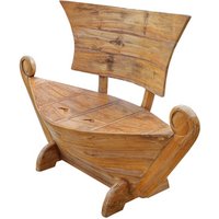 SIT Bank »ROMANTEAKA«, Holz, 1-Sitzer, BxHxT: 145 x 99 x 65 cm - beige von SIT