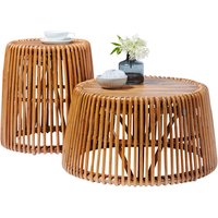 SIT Beistelltisch »RATTAN«, BxH: 50 x 47 cm, rattan/teakholz - beige von SIT