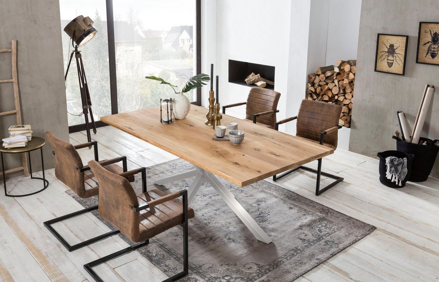 SIT Esstisch Tops&Tables, Tischplatte auf 4 cm aufgedoppelt von SIT