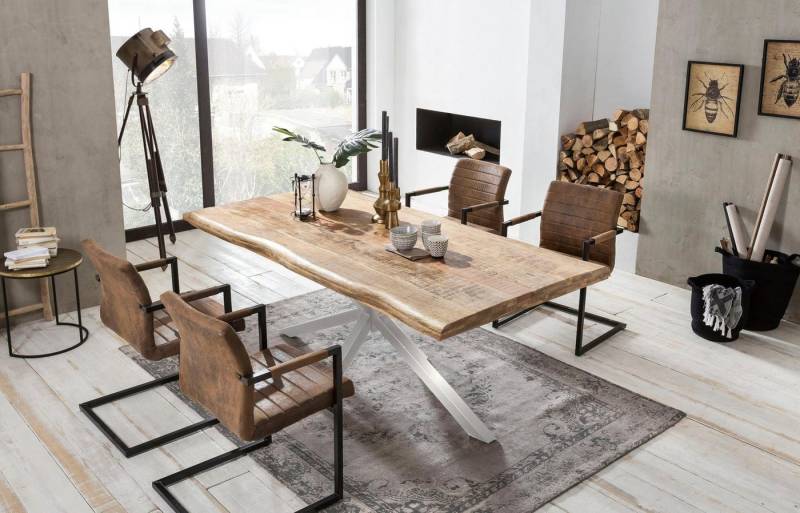 SIT Esstisch Tops&Tables, mit Baumkante wie gewachsen von SIT