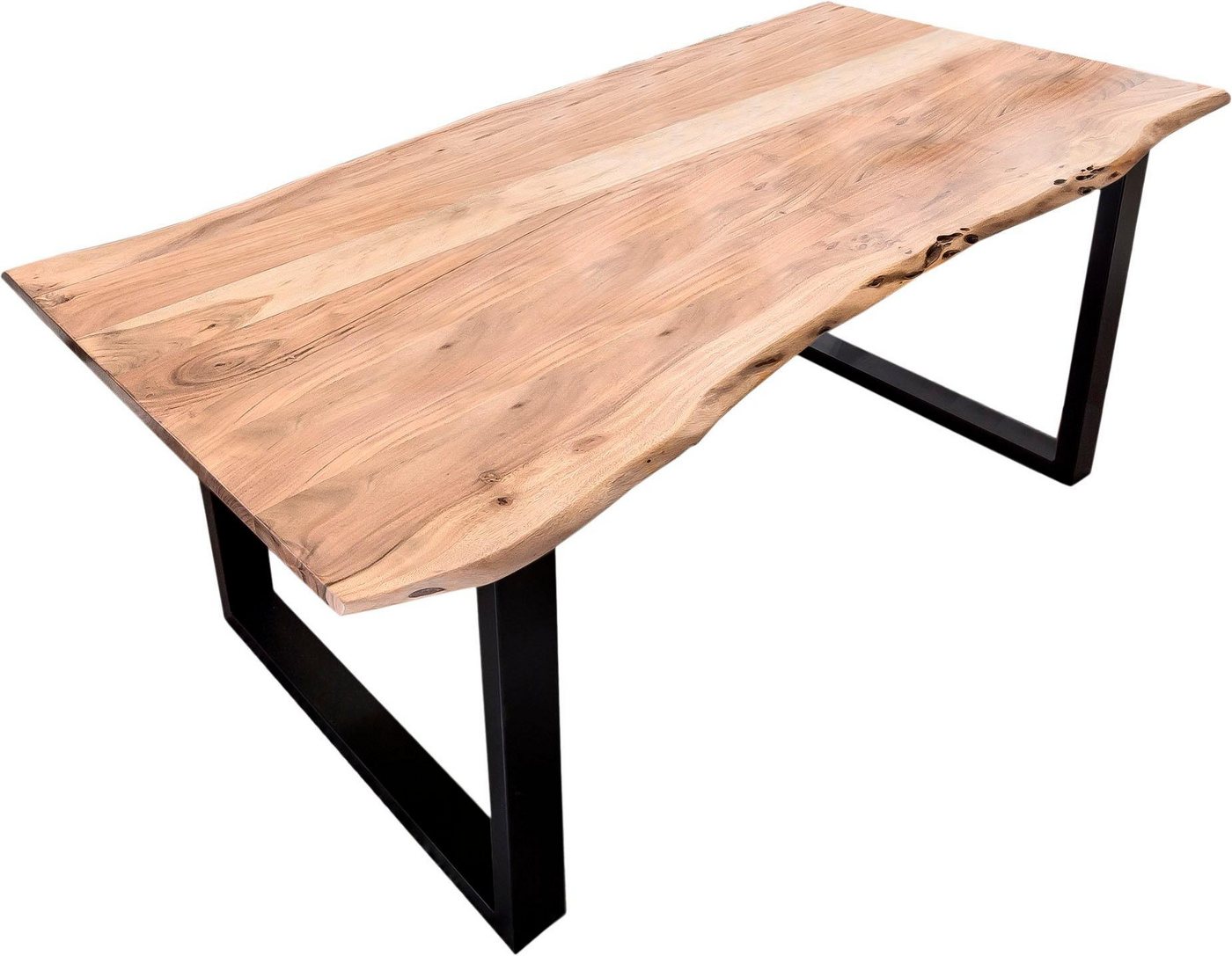 SIT Esstisch Tops&Tables, Tischplatte aus Akazie mit Baumkante wie gewachsen von SIT