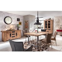 SIT Esstisch "Tops&Tables", mit rustikaler Tischplatte aus recyceltem Altholz Teak von SIT