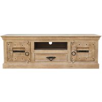 SIT Lowboard "Daipur" mit aufwändigen Schnitzereien versehen von SIT