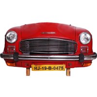 SIT Möbelblende, Recycelte Auto-Front, innen mit einem Edelstahl-Gasgrill von SIT
