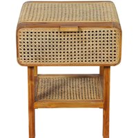 SIT Nachtkonsole, mit Wiener Geflecht, Nachttisch in zierlicher Optik von SIT