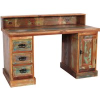 SIT Schreibtisch Sekretär aus recyceltem Altholz mit Farbresten SIT Schreibtisch Sekretär aus recyceltem Altholz mit Farbresten von SIT