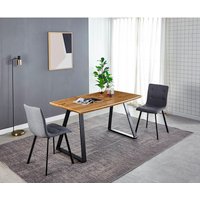 SIT Stuhl, BxH: 55,5 x 84,5 cm, Metall/Textil - grau von SIT