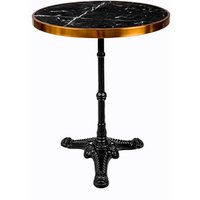 SIT Tisch, HxT: 71 x 57 cm, Holz - schwarz | goldfarben von SIT