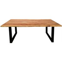 SIT Tisch, HxT: 77 x 80 cm, Holz - braun | schwarz von SIT