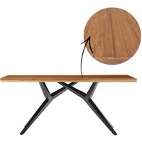 SIT Tisch »TABLES & CO«, HxT: 73 x 100 cm, Holz - braun | schwarz von SIT
