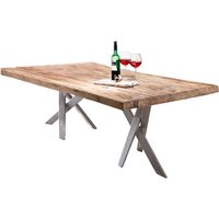 SIT Tisch »TABLES & CO«, HxT: 74 x 100 cm, Holz - braun | silberfarben von SIT