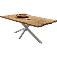 SIT Tisch »TABLES & CO«, HxT: 79 x 100 cm, Holz - braun | silberfarben von SIT