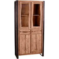 SIT Vitrine »NATURAL EDGE«, Akazienholz/Metall, 4-türig - braun SIT Vitrine »NATURAL EDGE«, Akazienholz/Metall, 4-türig - braun von SIT