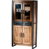 SIT Vitrine »PANAMA«, Akazienholz/Metall, 4-türig - braun von SIT