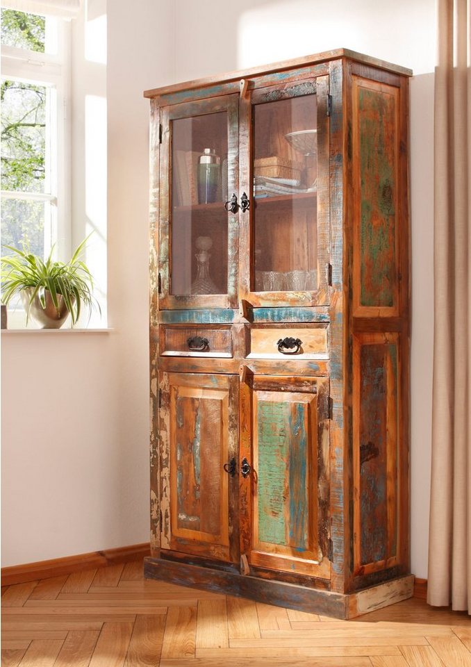 SIT Vitrine Riverboat Höhe 180 cm, Shabby Chic, Vintage SIT Vitrine Riverboat Höhe 180 cm, Shabby Chic, Vintage von SIT
