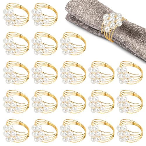 Perle Serviettenringe, 20pcs Vintage Serviette Schnalle Halter Hochzeit Party Tisch Serviette Schnallen, Strass Emaille Krug Tischdekoration für Essen Jahrestag Geburtstag Weihnachten Valentinstag Ker Perle Serviettenringe, 20pcs Vintage Serviette Schnalle Halter Hochzeit Party Tisch Serviette Schnallen, Strass Emaille Krug Tischdekoration für Essen Jahrestag Geburtstag Weihnachten Valentinstag Ker von SITAKEGS