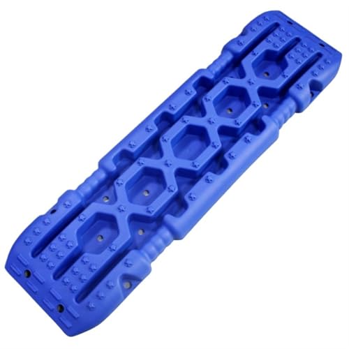 2 stück Stärke PP 105 cm Auto Off Road Zubehör Traktion Boards Schiene 4x4 Notfall Werkzeug Schnee SandMud Traktionsmatten(Blue 1pcs) von SITBXO