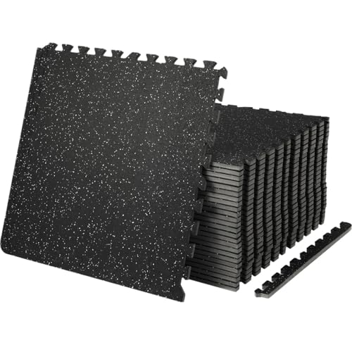 25/12/6 PCS 1/2 Zoll Dicke Gymnastik-Bodenmatten aus Eva-Schaum, ineinandergreifende Trainings-Bodenmatten, wasserdichte Trainingsmatten Suelo Gimnasio(6PCS) von SITBXO