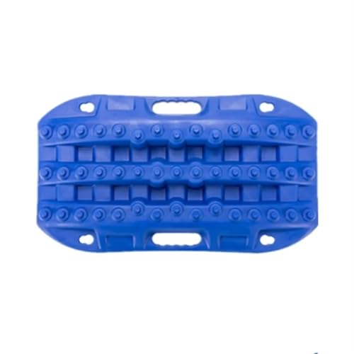 2PC 58cm Auto Traktion Boards Notfall Mini-Größe Tracks Matte for Off-Road Sand Schlamm Schnee Traktionsmatten(Blue) von SITBXO
