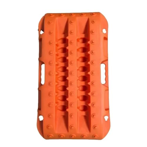 2PC 58cm Auto Traktion Boards Notfall Mini-Größe Tracks Matte for Off-Road Sand Schlamm Schnee Traktionsmatten(Orange) von SITBXO