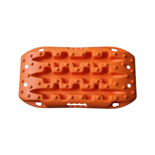 2PC Nylon 58cm Auto Traktion Boards Notfall Mini-Größe Tracks Matte for Off-Road Sand Schlamm Schnee Traktionsmatten(Orange) von SITBXO