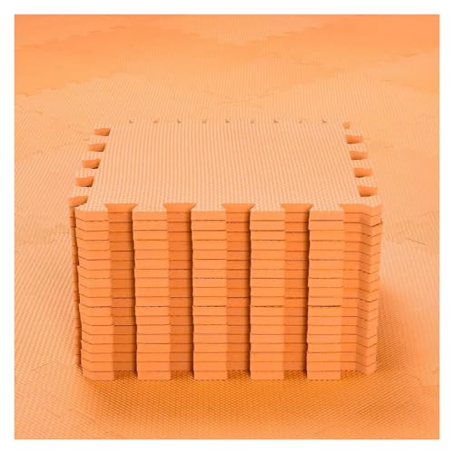 30 cm 16 stücke Puzzle Übung Matte Eva Boden Fliesen Gym Ausrüstung Matte Verriegelung Schaum Pad Kid Spielen Pad Suelo Gimnasio(Orange) von SITBXO