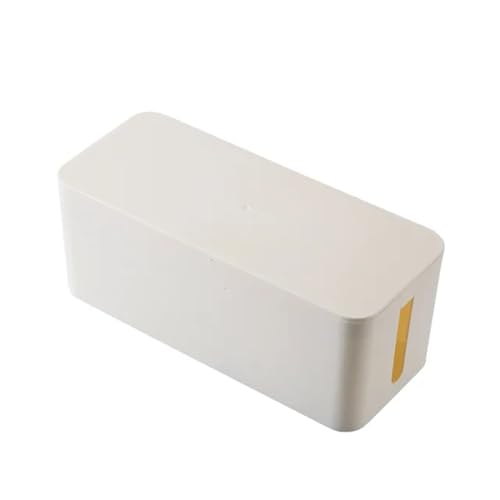 Draht Lagerung Box Power Linie Fällen Junction Kabel Ordentlich Haushalt Notwendigkeiten Organizer Kabelmanagementbox(WHITE,23.5x11.5x12.3cm) von SITBXO