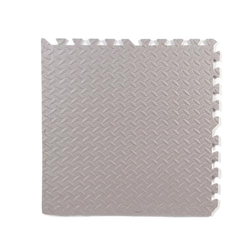 Eva-Schaumstoffmatte, Heim-Fitnessstudio, Puzzle-Übung, Yogamatten, Schaumstoff-Spielmatte, ineinandergreifende Gymnastikbodenmatte for das Heimtraining Suelo Gimnasio(Gray) von SITBXO