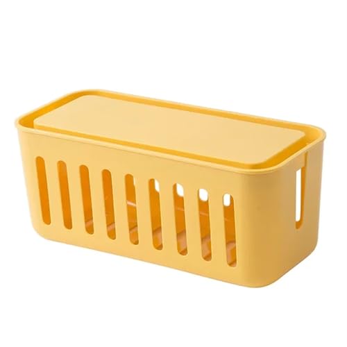 Kabelaufbewahrungsbox, ausgehöhlte Steckdosenleiste, Kabelgehäuse, Home-Desktop-Organizer, Kabelbehälter, Ladegerät-Buchsenmanagement Kabelmanagementbox(4) von SITBXO