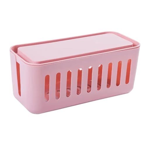 Kabelaufbewahrungsbox, ausgehöhlte Steckdosenleiste, Kabelgehäuse, Home-Desktop-Organizer, Kabelbehälter, Ladegerät-Buchsenmanagement Kabelmanagementbox(5) von SITBXO