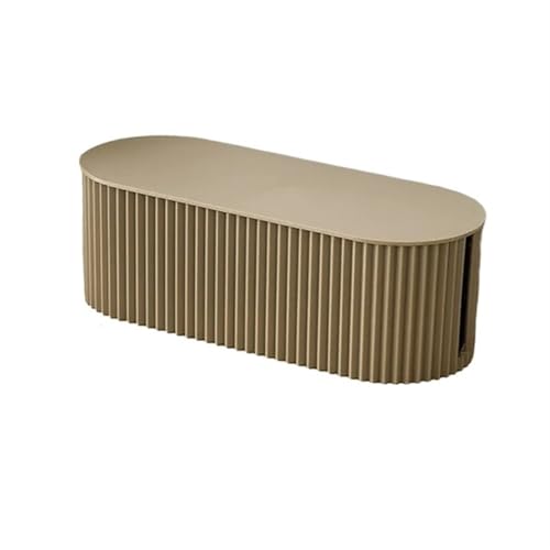 Kabelaufbewahrungsbox Große Kapazität Datenplatinen-Aufbewahrungsbox Desktop-Kabelmanagementbox Router-Halterung Kabelmanagementbox(L Brown) von SITBXO