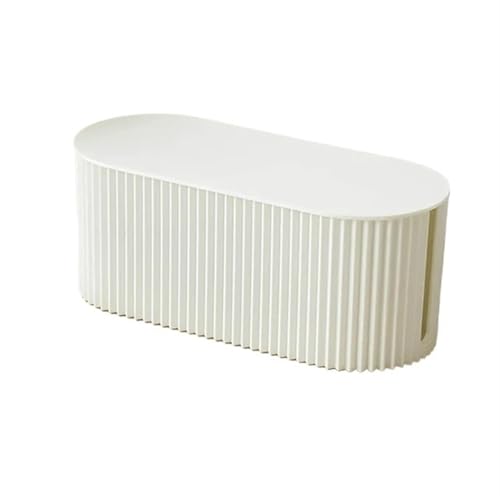 Kabelaufbewahrungsbox Große Kapazität Datenplatinen-Aufbewahrungsbox Desktop-Kabelmanagementbox Router-Halterung Kabelmanagementbox(S White) von SITBXO