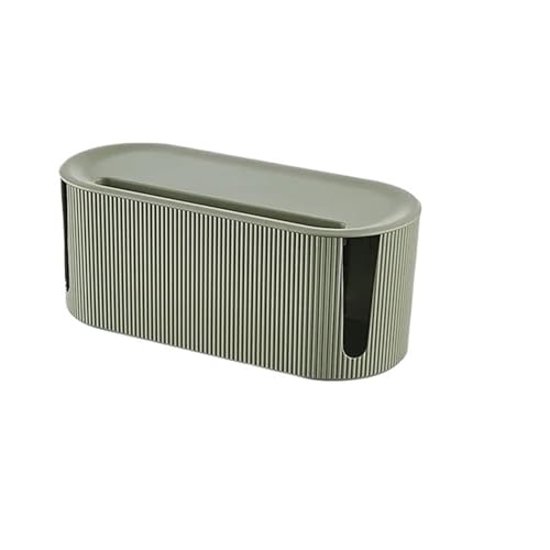Kabelmanagementbox Aufbewahrungsbox Kabelanschlussbuchse WLAN-Router Kabelmanagementbox(Green) von SITBXO