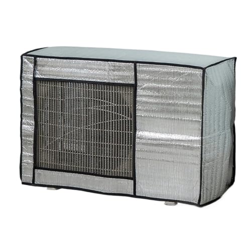 Klimaanlagenabdeckung Universelle Klimaanlagen-Abdeckung, Klimaanlagen-spezifische Outdoor-Aluminiumfolie, Sonnenschutz, atmungsaktive Netzabdeckung(3P-96x40x70cm) von SITBXO