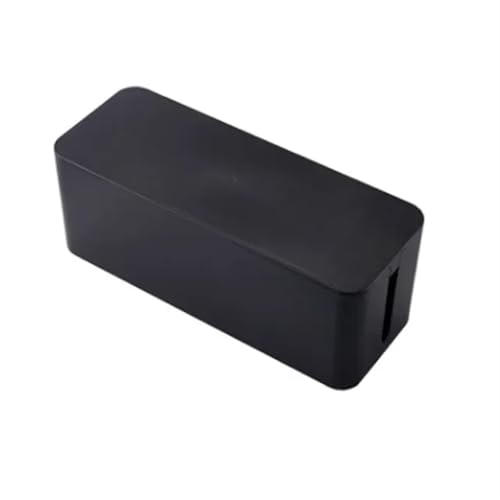 Netzkabel Versteckte Kabelaufbewahrungsbox Power Board Kabelbox Hub-Box Buchsenaufbewahrungsbox Desktop-Datenkabel-Finishing Kabelmanagementbox(Black) von SITBXO