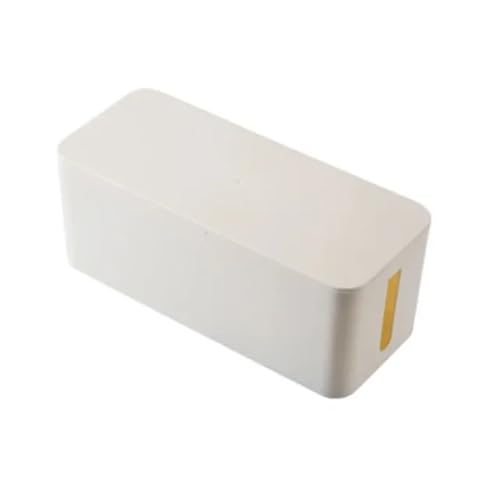 Netzkabel Versteckte Kabelaufbewahrungsbox Power Board Kabelbox Hub-Box Buchsenaufbewahrungsbox Desktop-Datenkabel-Finishing Kabelmanagementbox(White) von SITBXO