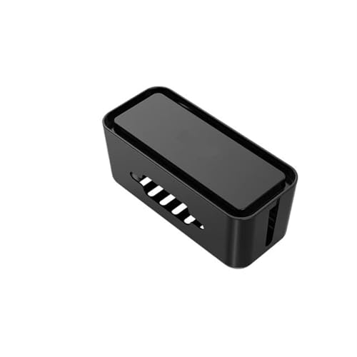 Organisationsbox for Steckdosenleisten-Management-Organizer, staubdichter Schutz for Steckdosen-Netzwerk-Organizer-Halter Kabelmanagementbox(Black small) von SITBXO