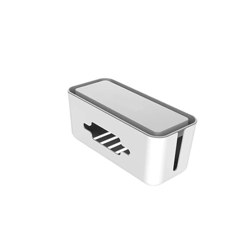 Organisationsbox for Steckdosenleisten-Management-Organizer, staubdichter Schutz for Steckdosen-Netzwerk-Organizer-Halter Kabelmanagementbox(Gray lid large) von SITBXO