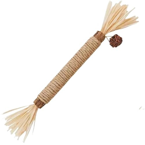 SITBXO Kaustick for Katzen mit Haarballenkontrolle und Zahnreinigung for die Verdauungsgesundheit von Kätzchen Katzenspielzeug(1 pcs) von SITBXO