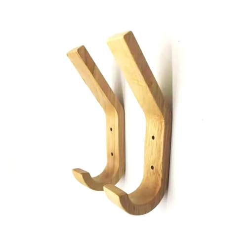 SITBXO kleiderhaken 2 Stück moderne Wandhaken aus Eichenholz, Mantel, Vintage, Einzelorganisator, robust, for Aufhängen von Hüten, Handtüchern, Garderobenschmuck von SITBXO