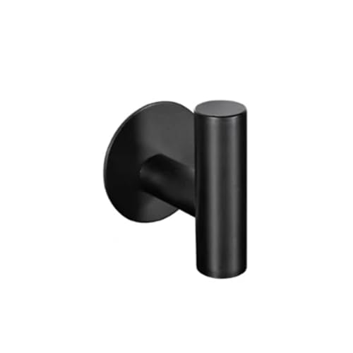 SITBXO kleiderhaken Bad Edelstahl Haken Mantel Haken Wand Haushalt Multifunktionale Handtuch Halter Kleidung Hängen Haken(Black-01) von SITBXO