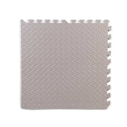 Schaumstoffmatten Matten Home Teppich Eva Gymnastikmatte Puzzle Übung Bodenmatte Schaum Spielen Ineinander greifen Fitness for Workout Suelo Gimnasio(Gray,12pcs) von SITBXO