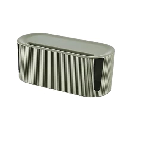 Steckdosenleisten-Organizer-Box for das Draht- und Kabelmanagement. Kombination aus Steckdosenleisten. Multifunktionale Organizer-Box Kabelmanagementbox(Green) von SITBXO