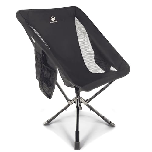 SITELLENCE ADJ-S2 Tragbarer Klappstuhl - Höhenverstellbarer Campingstuhl, kompakter Klappstuhl Setup in 8s, für Camping, Strand, Sport/Musikveranstaltungen, unterstützt 150 kg - Space Black 2025 SITELLENCE ADJ-S2 Tragbarer Klappstuhl - Höhenverstellbarer Campingstuhl, kompakter Klappstuhl Setup in 8s, für Camping, Strand, Sport/Musikveranstaltungen, unterstützt 150 kg - Space Black 2025 von SITELLENCE