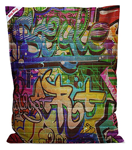 SITTING POINT only by MAGMA Sitzsack Brava Big Bag Graffiti 130x170cm von SITTING POINT only by MAGMA