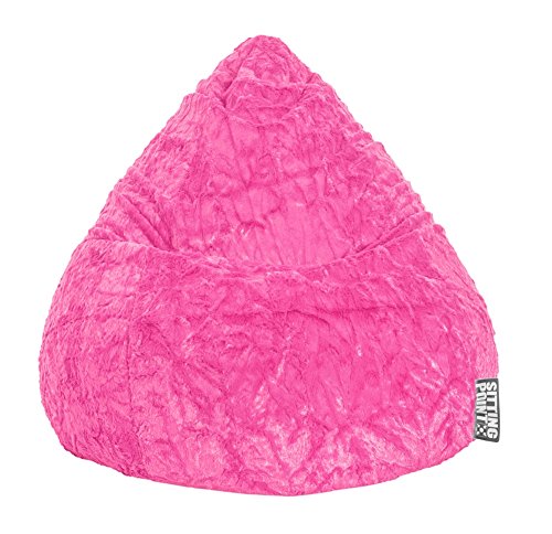 SITTING POINT only by MAGMA Sitzsack Fluffy XL ca. 220 Liter pink von SITTING POINT only by MAGMA