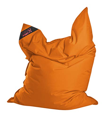 SITTING POINT only by MAGMA Sitzsack Scuba Big Foot 130x170cm orange von SITTING POINT only by MAGMA